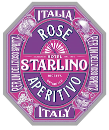 HOTEL STARLINO SELEZIONE DI DAL 1906 1 2 3 4 5 6 7 8 9 10 11 RICETTA ORIGINALE ITALIA ROSÉ APERITIVO ITALY PER UN DELIZIOSO SPRITZ PER UN DELIZIOSO SPRITZ logo