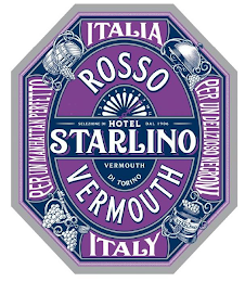 HOTEL STARLINO SELEZIONE DI DAL 1906 1 2 3 4 5 6 7 8 9 10 11 ITALIA ROSSO VERMOUTH ITALY PER UN MANHATTAN PERFETTO PER UN DELIZIOSO NEGRONI DI TORINO logo