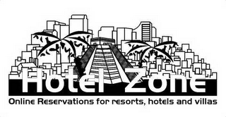 HOTEL ZONE ONLINE RESERVATIONS FOR RESORTS, HOTELS AND VILLAS logo