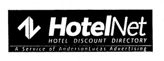 HOTELNET HOTEL DISCOUNT DIRECTORY A SERVICE OF ANDERSONLUCAS ADVERTISING logo