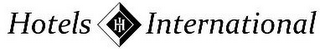 HOTELS INTERNATIONAL HI logo