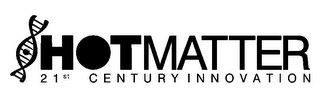 HOTMATTER 21ST CENTURY INNOVATION logo