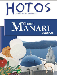 HOTOS DEPUIS 1920 SEIT 1920 CHEESE MANARI ORIGINAL logo