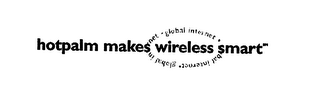 HOTPALM MAKES WIRELESS SMART GLOBAL INTERNET logo
