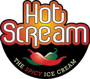 HOTSCREAM THE SPICY ICE CREAM logo