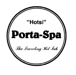 HOTSI PORTA SPA THE TRAVELING HOT TUB logo