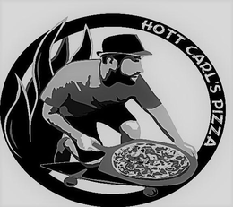 HOTT CARL'S PIZZA logo