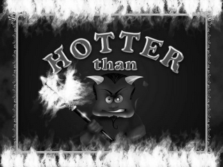 HOTTER THAN logo
