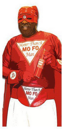 HOTTER THAN A MOFO MAN logo