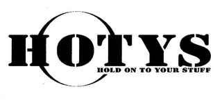 HOTYS HOLD ON TO YOUR STUFF logo