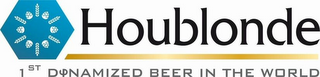 HOUBLONDE 1ST DYNAMIZED BEER IN THE WORLD logo
