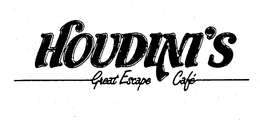 HOUDINI'S GREAT ESCAPE CAFE logo