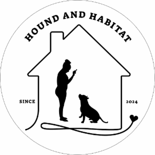 HOUND AND HABITAT SINCE 2024 logo