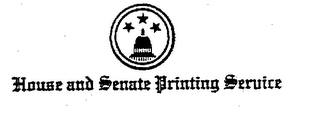 HOUSE AND SENATE PRINTING SERVICE logo