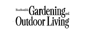 HOUSE BEAUTIFUL'S GARDENING AND OUTDOOR LIVING logo