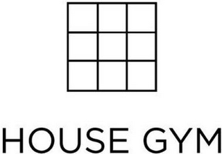 HOUSE GYM logo