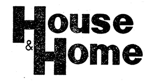 HOUSE & HOME logo