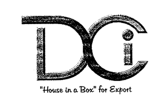 "HOUSE IN A BOX" FOR EXPORT WITH D I logo