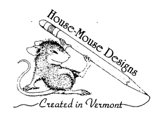 HOUSE-MOUSE DESIGNS CREATED IN VERMONT logo