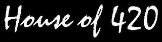 HOUSE OF 420 logo