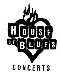 HOUSE OF BLUES CONCERTS logo