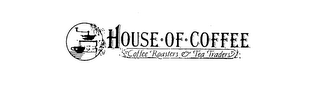 HOUSE OF COFFEE COFFEE ROASTERS & TEA TRADERS logo