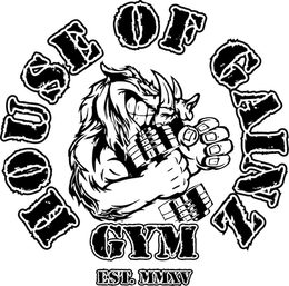 HOUSE OF GAINZ GYM EST.MMXV logo