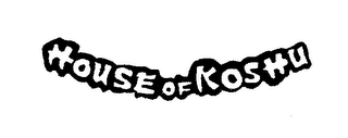 HOUSE OF KOSHU logo