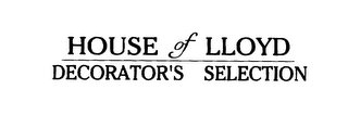 HOUSE OF LLOYD DECORATOR'S SELECTION logo