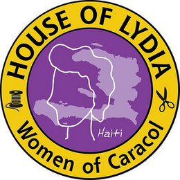 HOUSE OF LYDIA WOMEN OF CARACOL logo