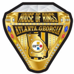 HOUSE OF RINGS; ATLANTA, GEORGIA; SOCIAL CLUB; H O R logo
