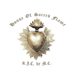 HOUSE OF SACRED FLAME R.J.C. BY M.C. logo