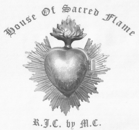 HOUSE OF SACRED FLAME R.J.C. BY M.C. logo