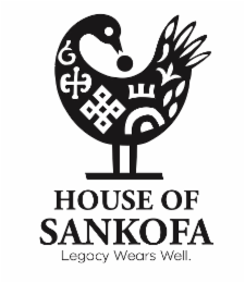 HOUSE OF SANKOFA LEGACY WEARS WELL. logo