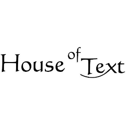 HOUSE OF TEXT logo