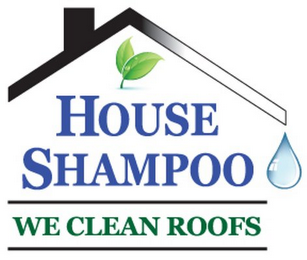 HOUSE SHAMPOO WE CLEAN ROOFS logo