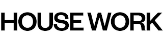 HOUSE WORK logo