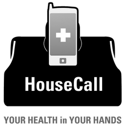 HOUSECALL YOUR HEALTH IN YOUR HANDS logo