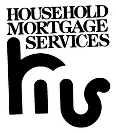 HOUSEHOLD MORTGAGE SERVICES HMS logo