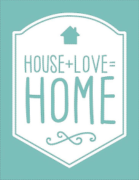 HOUSE+LOVE=HOME logo