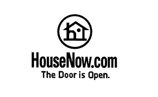 HOUSENOW.COM THE DOOR IS OPEN logo