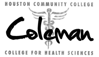 HOUSTON COMMUNITY COLLEGE COLEMAN COLLEGE FOR HEALTH SCIENCES logo