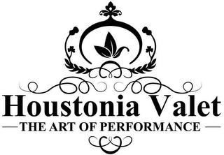 HOUSTONIA VALET THE ART OF PERFORMANCE logo