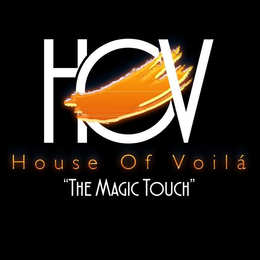 HOV HOUSE OF VOILÀ "THE MAGIC TOUCH" logo