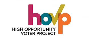 HOVP HIGH OPPORTUNITY VOTER PROJECT logo