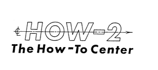 HOW-2 THE HOW-TO CENTER logo
