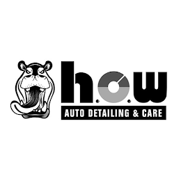 H.O.W AUTO DETAILING & CARE logo
