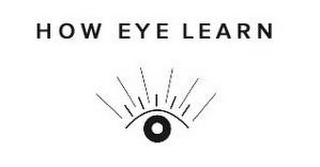 HOW EYE LEARN logo