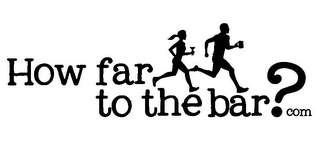 HOW FAR TO THE BAR? COM logo