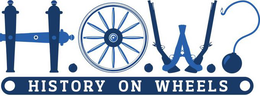 H.O.W.? HISTORY ON WHEELS logo